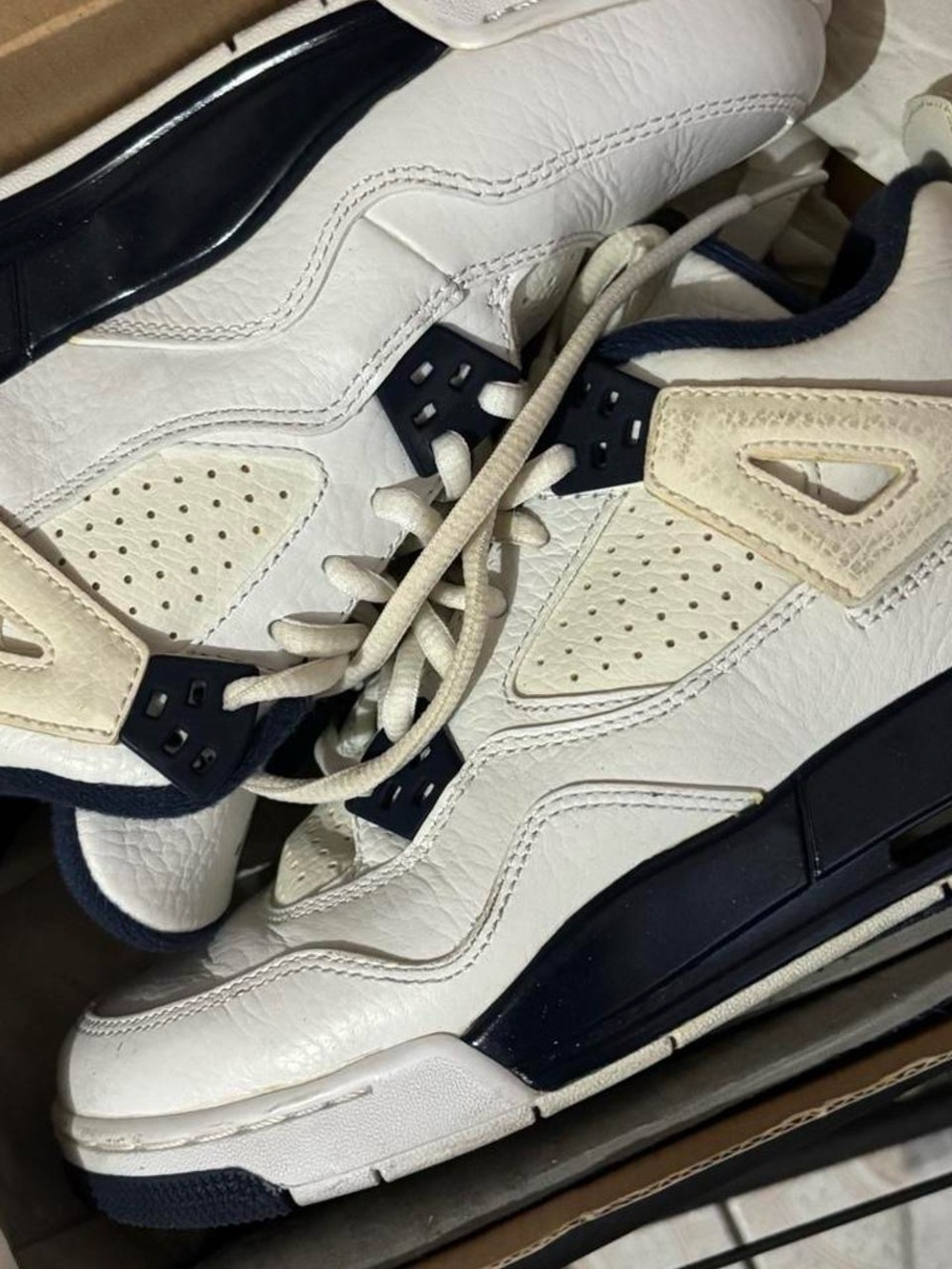 Jordan 4 Retro white trainers GS